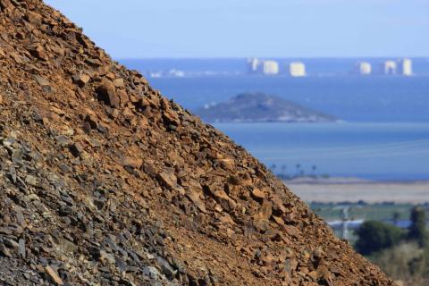 ladera de una montaña