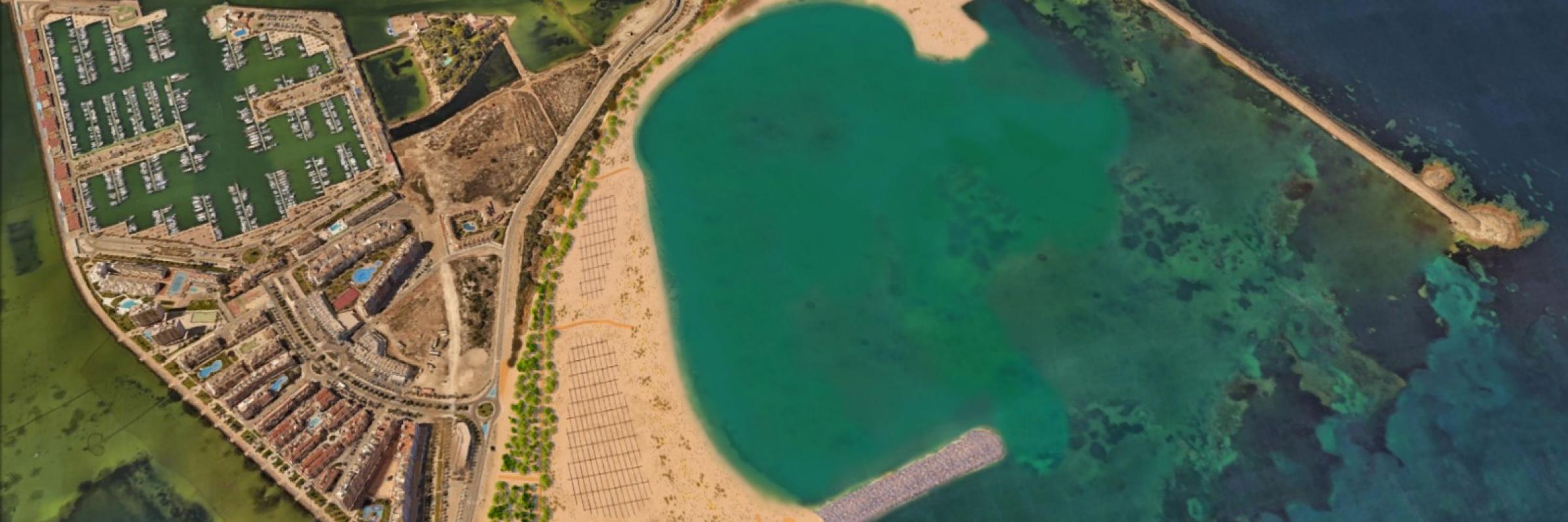 imagen aerea de Puerto Mayor